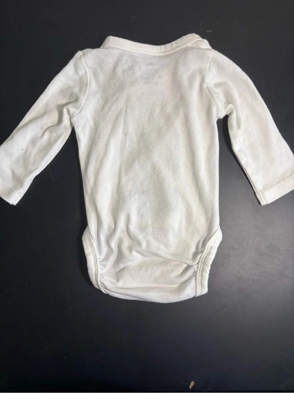 H&M Cream One-Piece Bodysuit with Bear 'hello you' Print